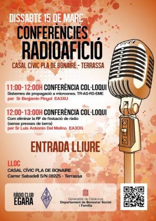 cartell conferencies radioafició Terrassa