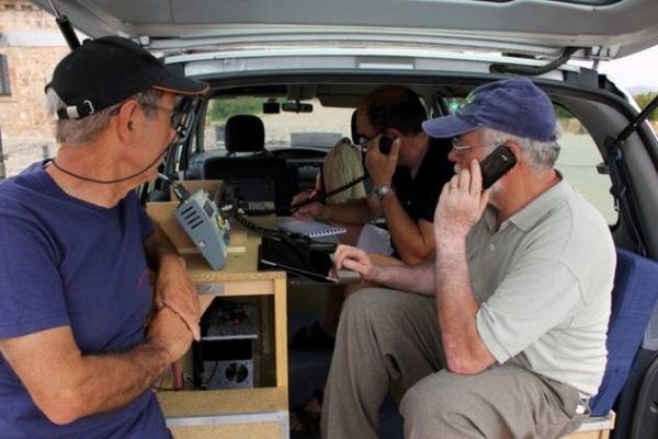 EG3SHF en plena operació des del Castell de Montjuïc