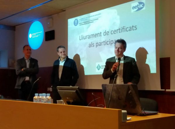 Agraïments als participants de: David Garcia Sotsdirector i Luis Alonso Director EETAC i Francesc Betorze ESA