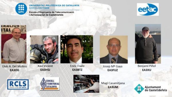 Grup de radioaficionats col·laboradors de URBarcelona-Baix Llobregat i La Salle