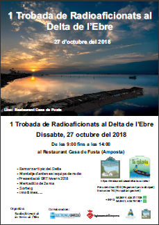 cartell Trobada Delta Ebre 2018