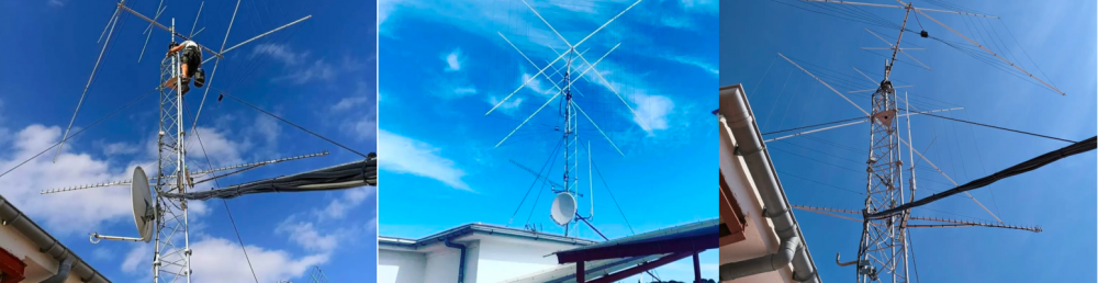 antenes del terrat de l'associacio