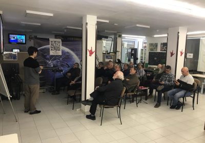 f3 Grup. 1a linia Benjamí EA3XU i Paco EB3CBE