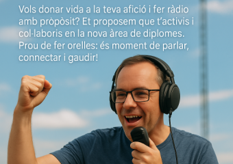 Uneix-te a l’equip de diplomes i surt a l’aire!