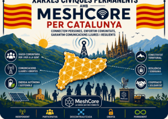Xarxa Cívica de Comunicacions amb MeshCore