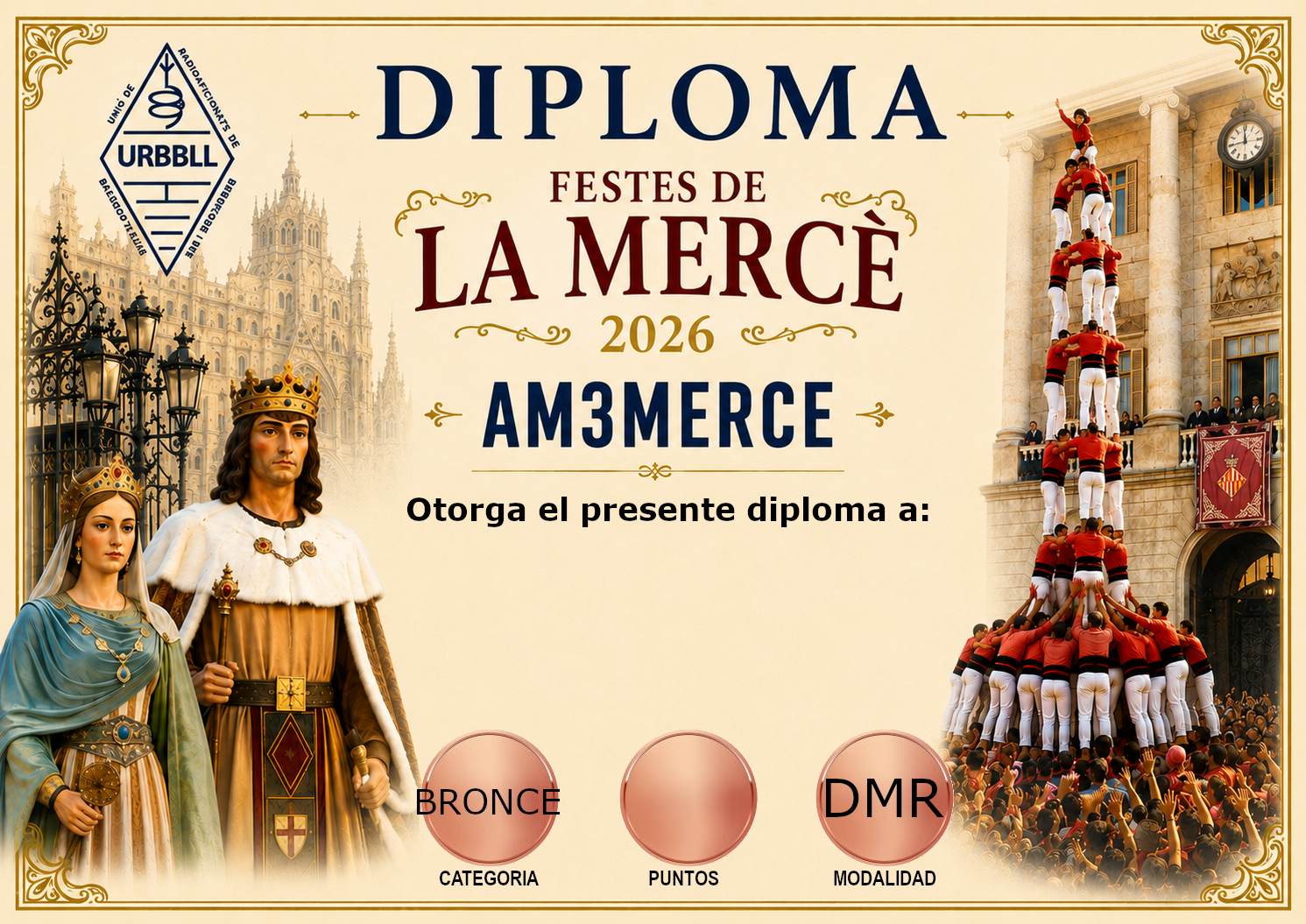 Haz clic aquí para descargar en PDF tu diploma Categoría Bronce DMR en Español 🥇